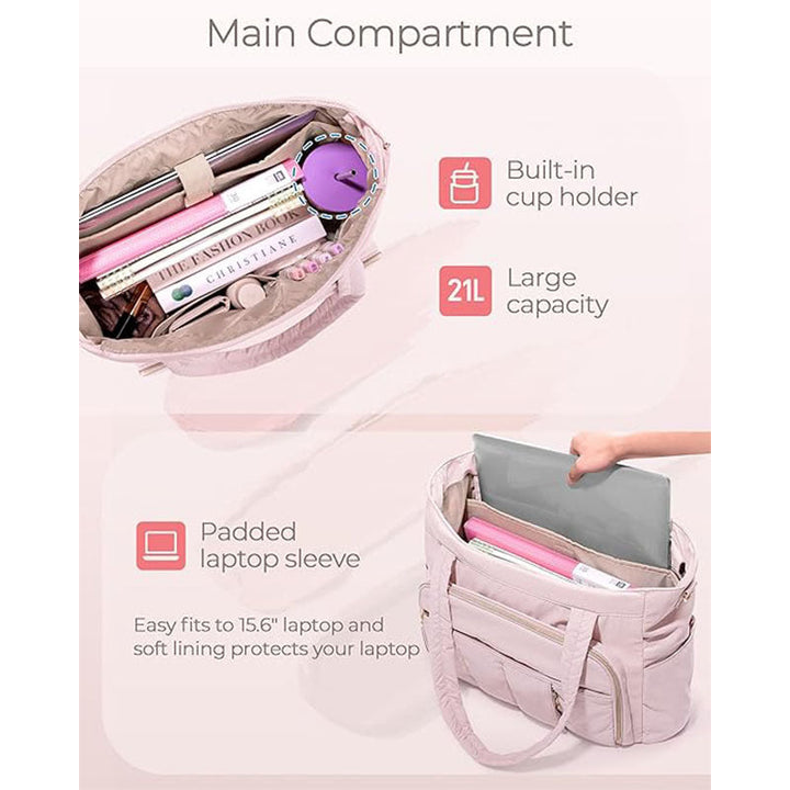 Multifunctional handbag with spacious interior and multiple compartments Kalsten