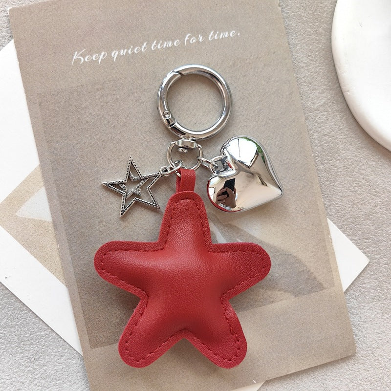 Keychain with star and heart design Kalsten