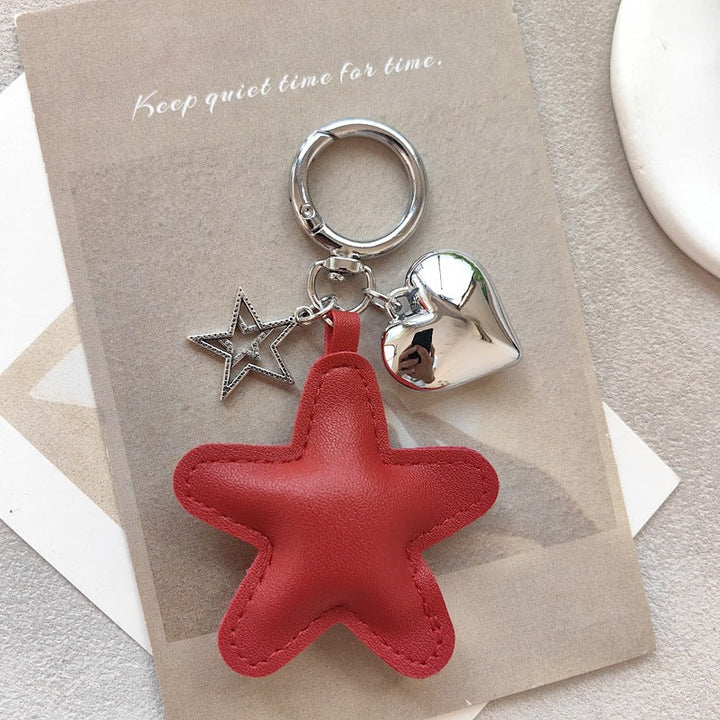 Keychain with star and heart design Kalsten