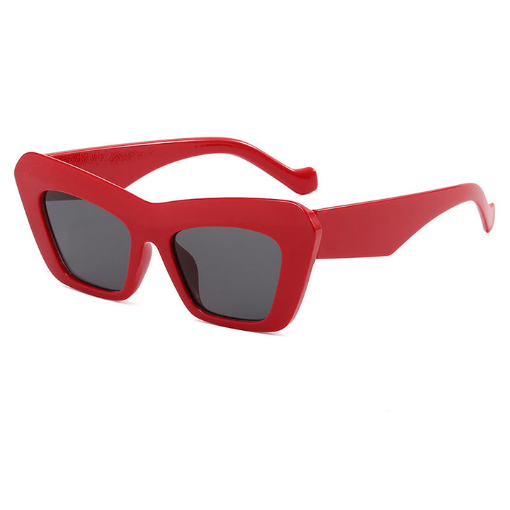 Women's fashionable oversized sunglasses with angular frame Kalsten