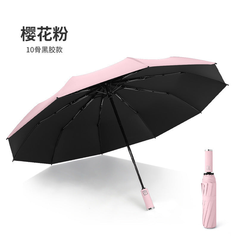 Women's Automatic Umbrella with Sturdy Plastic Handle and Robust Frame Kalsten