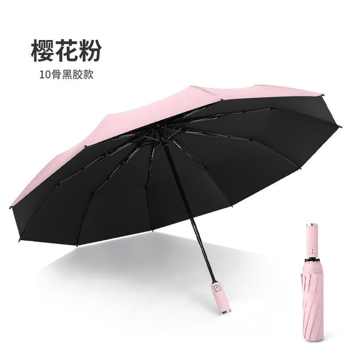Women's Automatic Umbrella with Sturdy Plastic Handle and Robust Frame Kalsten