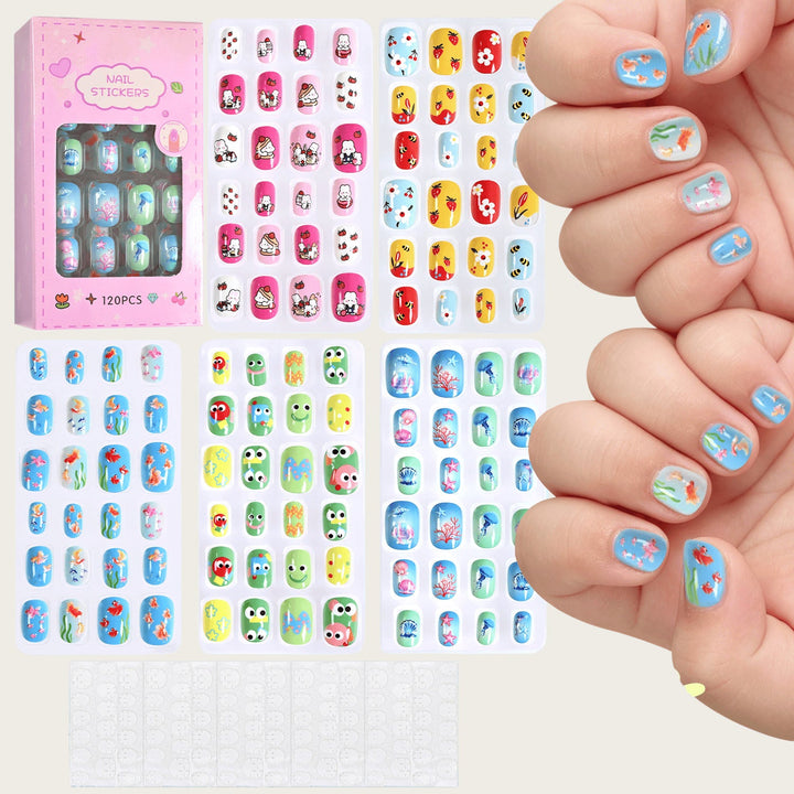 Creative Cartoon Nail Art Sticker Set Kalsten