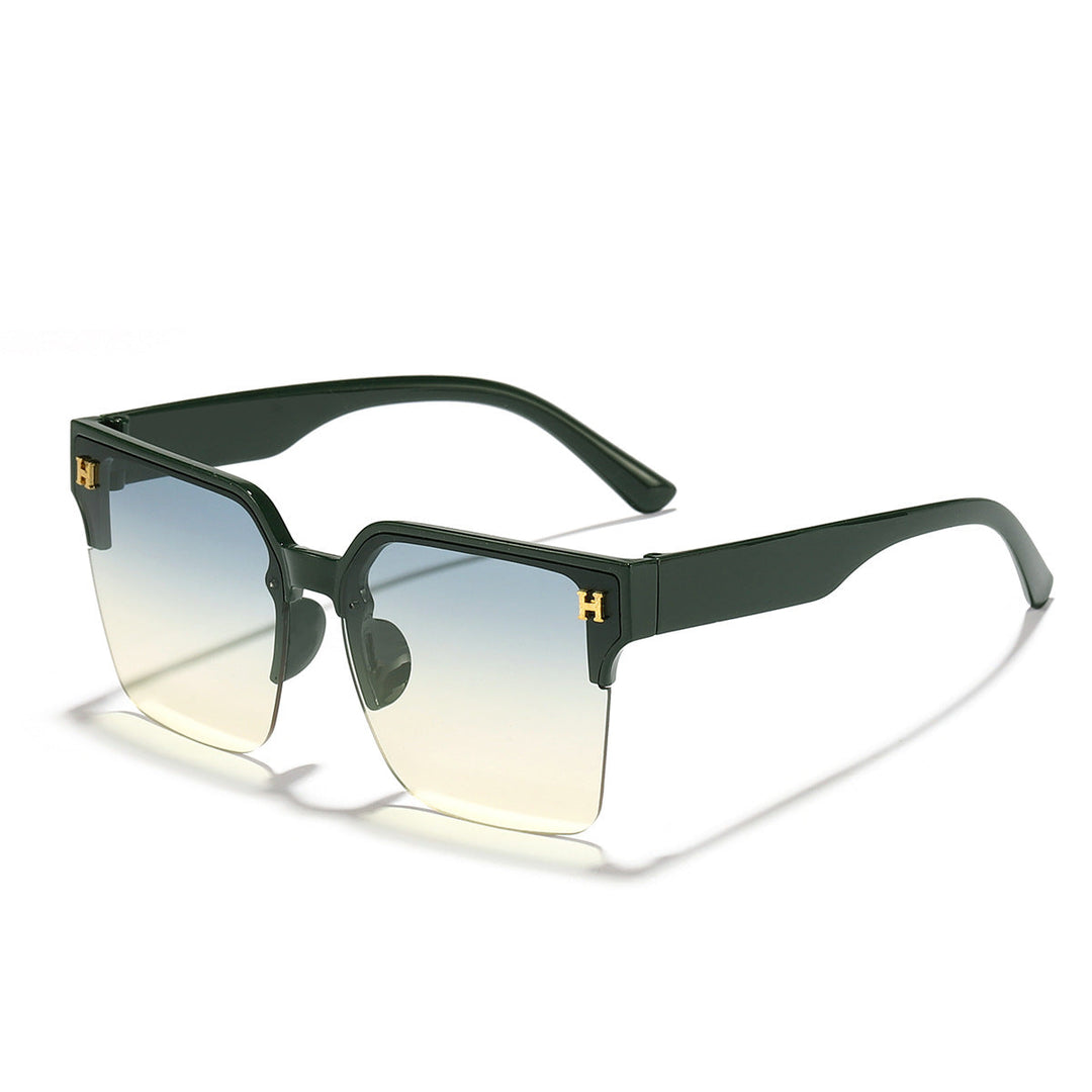 Women's modern square sunglasses with transparent frame Kalsten