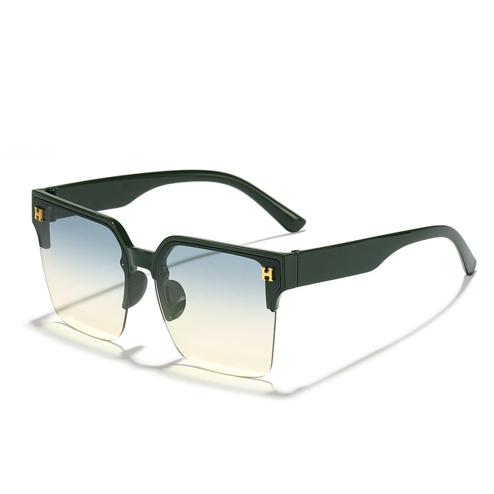 Women's modern square sunglasses with transparent frame Kalsten