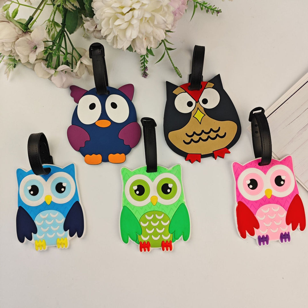 Unisex Playful Owl Luggage Tag Kalsten