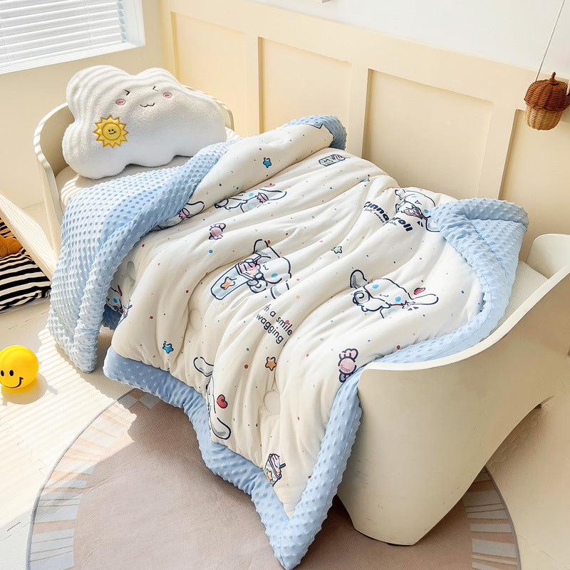 Girls cuddly blanket with versatile animal motif Kalsten
