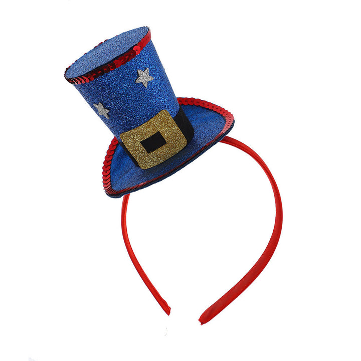Independence Day novelty plush mini top hat headband Kalsten