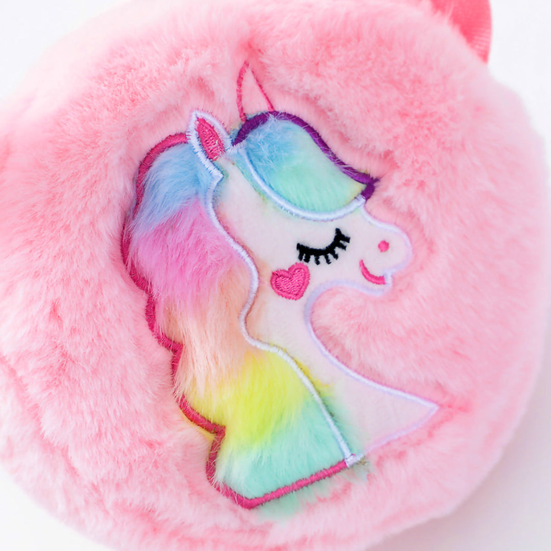 Plush shoulder bag with unicorn motif Kalsten