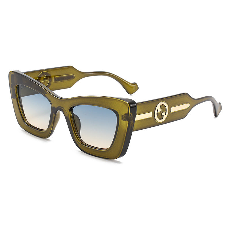 Women's designer sunglasses with distinctive geometric frame and high-quality craftsmanship Kalsten
