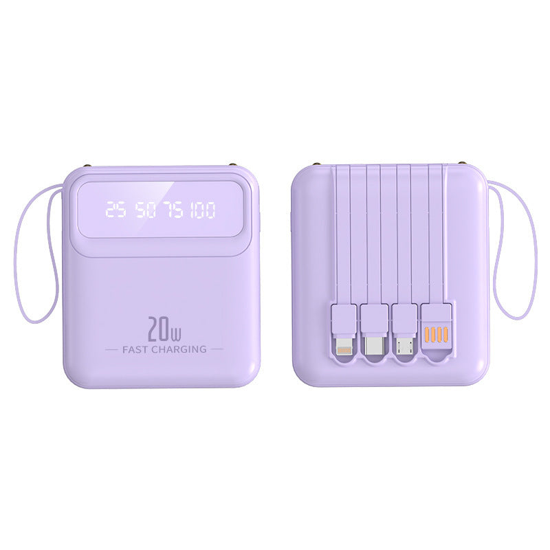 Portable power bank with integrated multifunction charging technology Kalsten