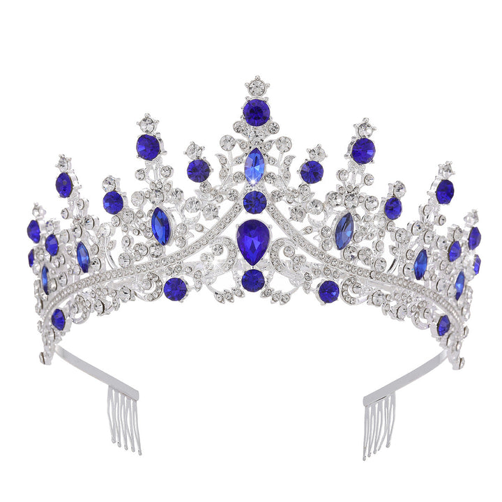 Ladies Rhinestone Tiara with Sparkling Gemstones Kalsten