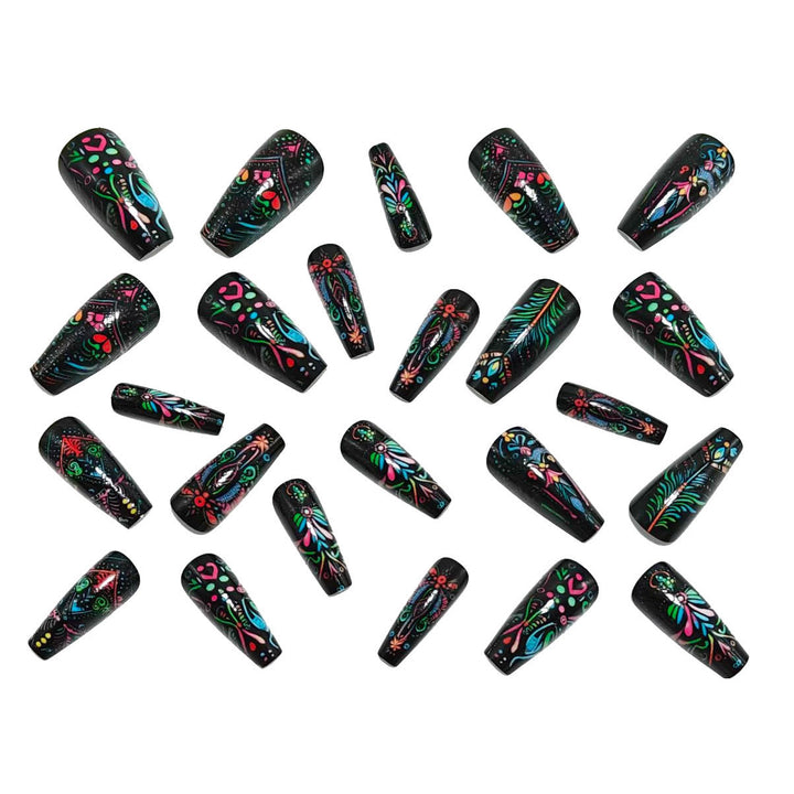 Artificial Nails in Creative Mandala Design Kalsten