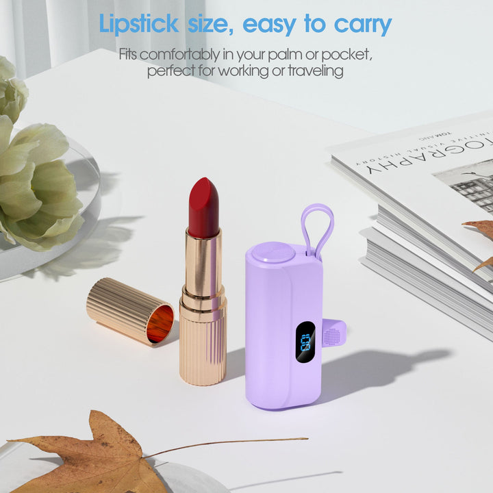 Compact power bank with integrated LED light Kalsten