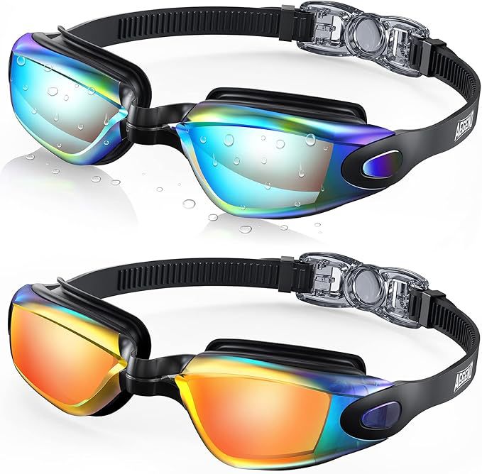 Swim goggles with adjustable head strap and anti-fog technology Kalsten
