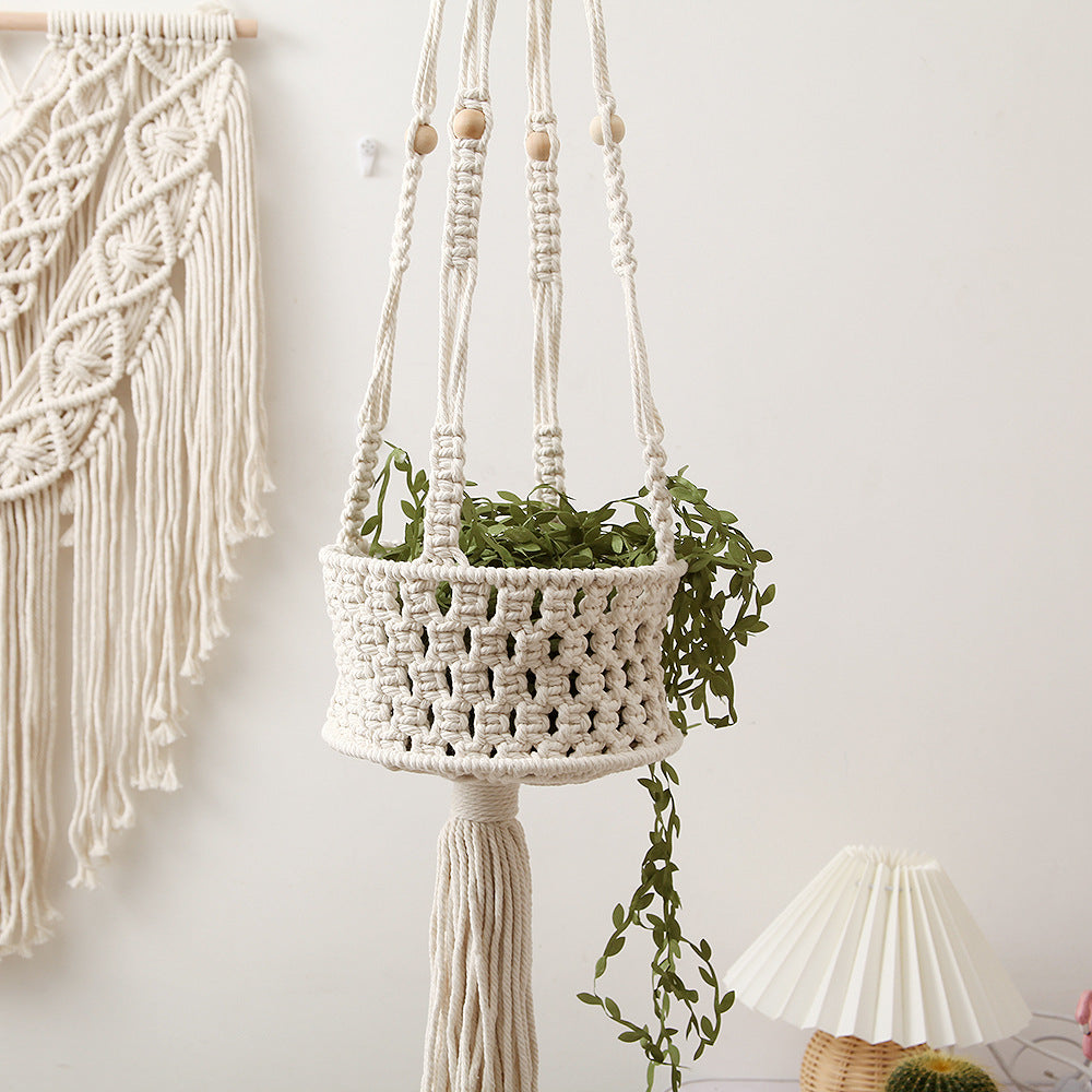 Decorative Macrame Hanging Planter Acalora