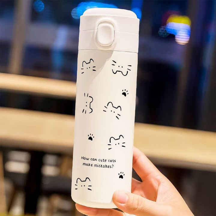 Women's Insulated Drinking Bottle with Charming Hello Kitty Design Kalsten