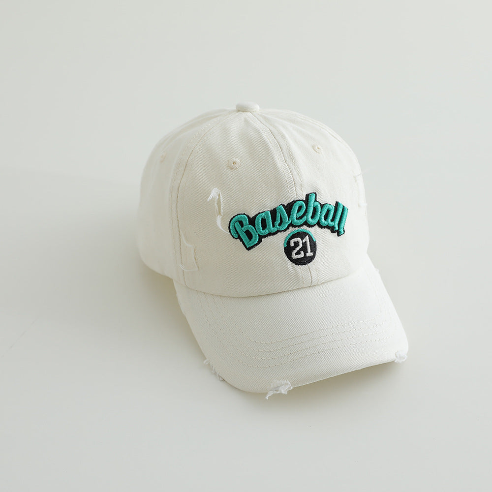 Men's Distressed Cotton Baseball Cap Kalsten