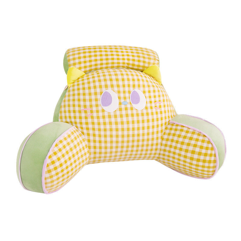 Funny plush back support pillow in cat design Kalsten