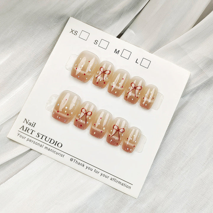 Glamorous artificial nails with holographic effect Kalsten