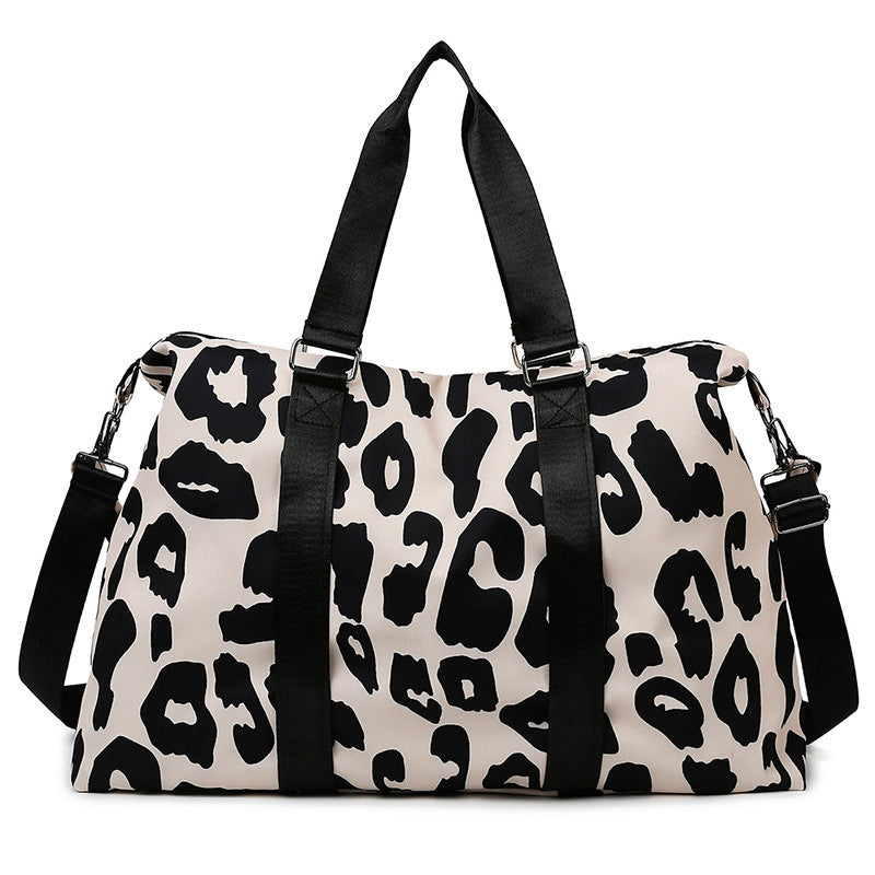 Sporty travel bag with trendy zebra pattern Kalsten