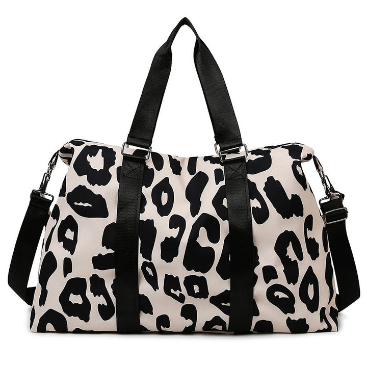 Sporty travel bag with trendy zebra pattern Kalsten
