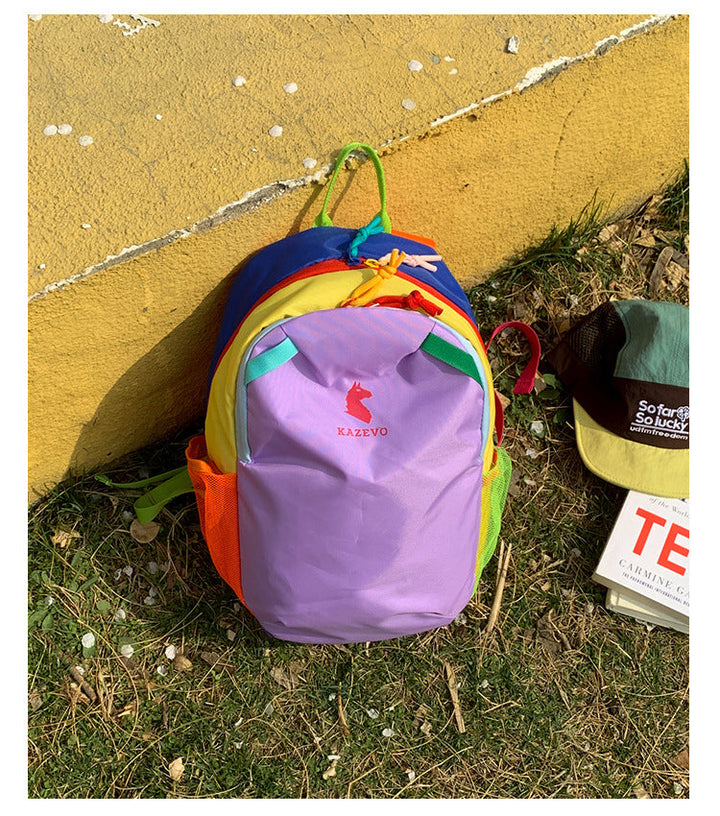 Colorful Adventure-Ready School Backpack Kalsten
