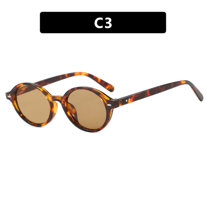 Women's round sunglasses with modern design and polarized lenses Kalsten