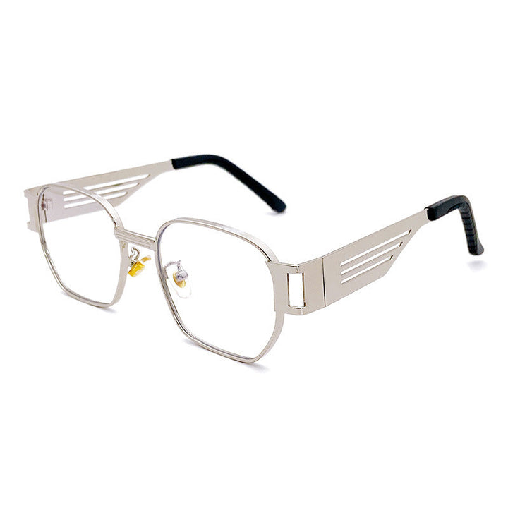 Stylish Oversized Sunglasses in Modern Metal Design Kalsten
