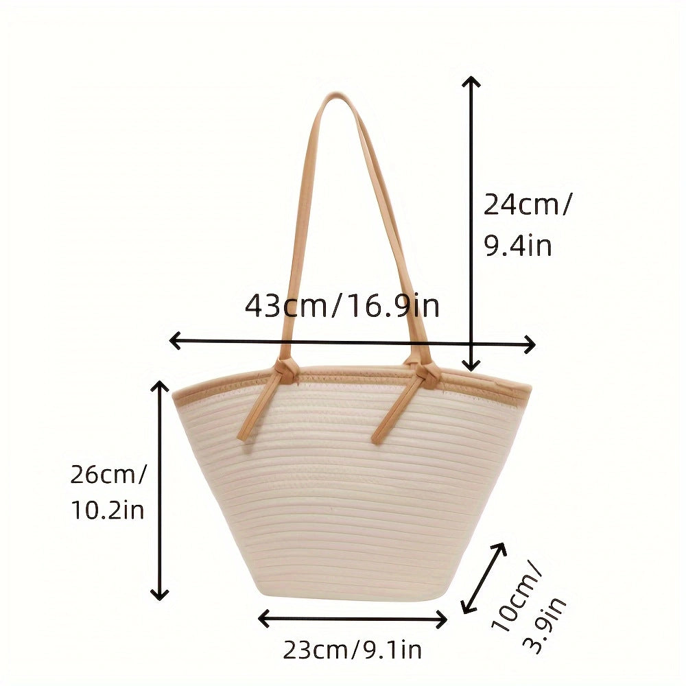 Beach bag with braided structure Kalsten