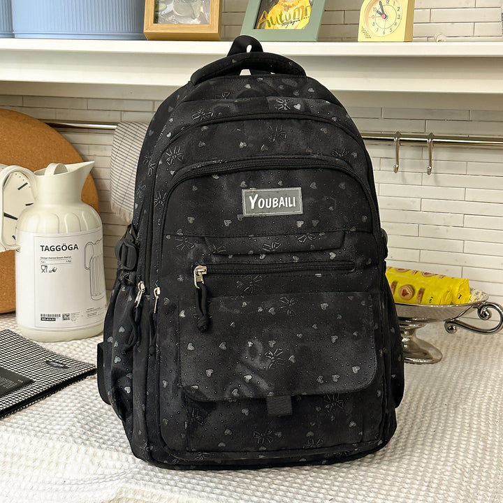 Fashion-Forward Patterned School Backpack