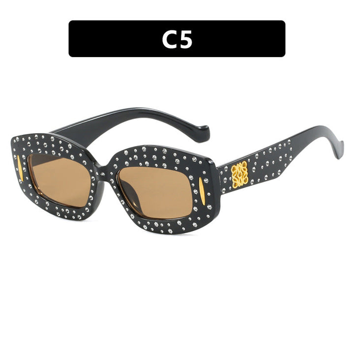 Women's fashionable sunglasses with glamorous rhinestone embellishment Kalsten