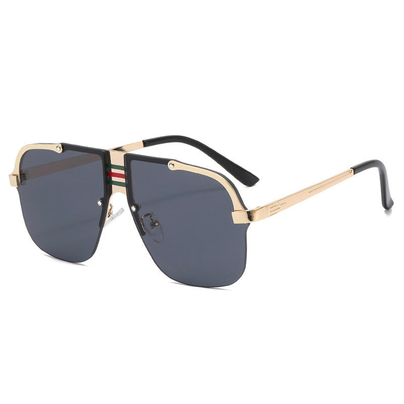 Women's Oversized Sunglasses with unique gradient lenses and striking metal frame Kalsten