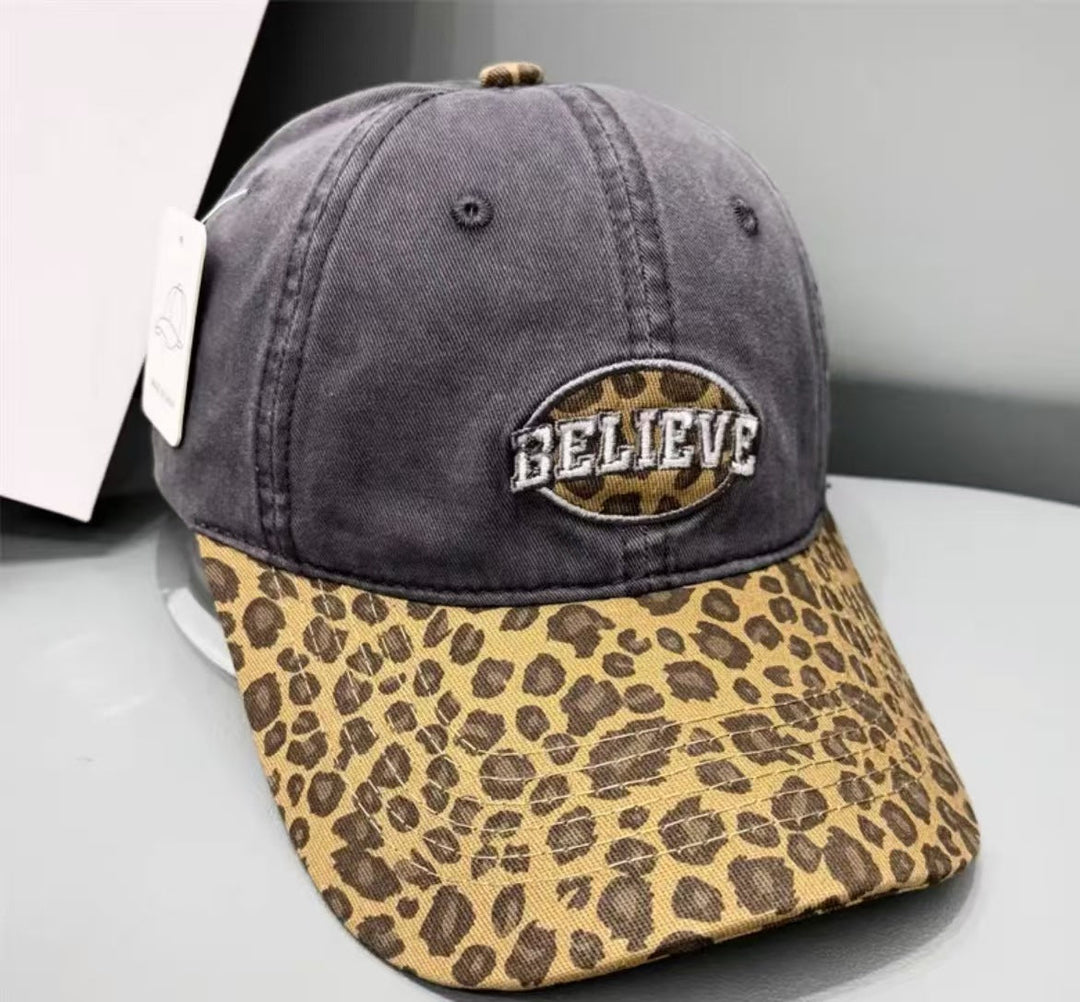 Women's Casual Leopard Print Baseball Cap Kalsten