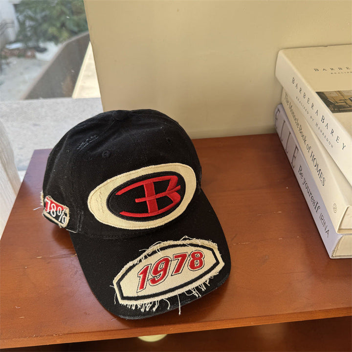 Men's Distressed Vintage Graphic Baseball Cap Kalsten