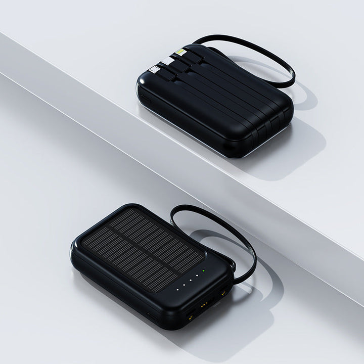 Portable solar charger with multifunctional connections Kalsten