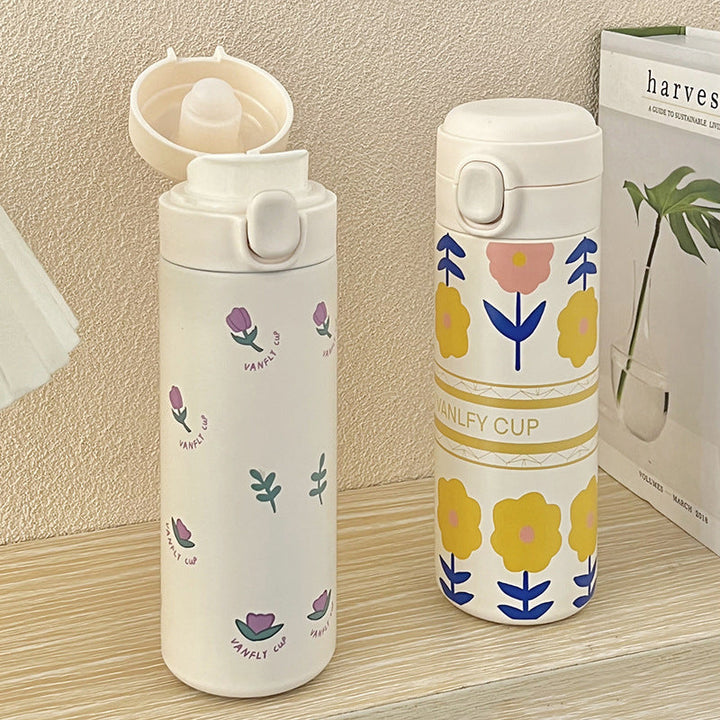 Women's Insulated Drinking Bottle with Innovative Leak Proof Kalsten