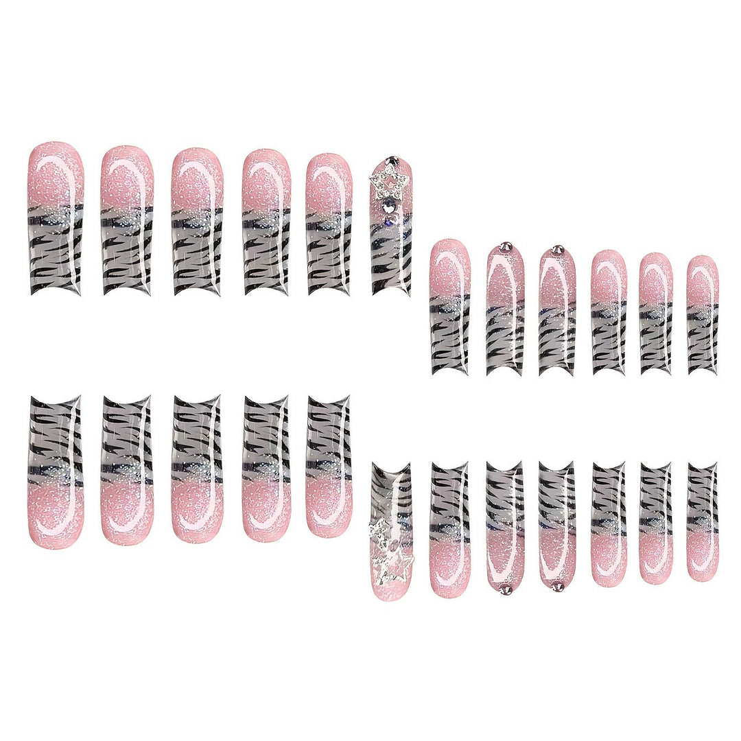 Decorative Press-On Nail Set Kalsten