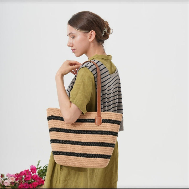Spacious Macrame Tote Bag Kalsten