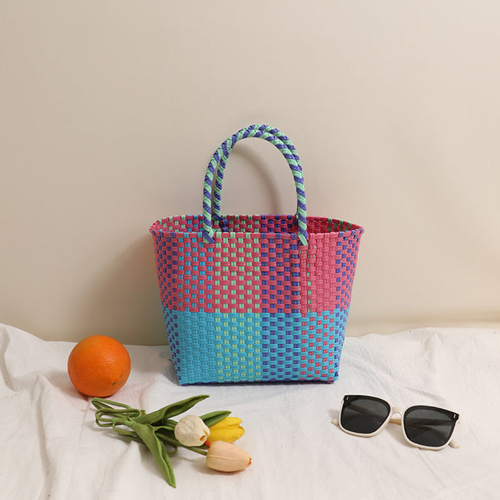 Braided shopping and beach bag Kalsten