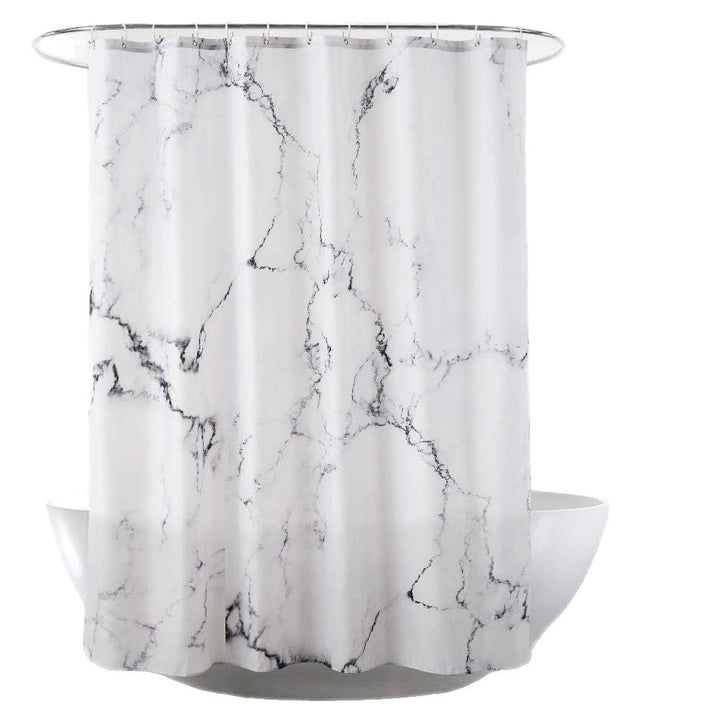 Artistic Marble Texture Shower Curtain Kalsten