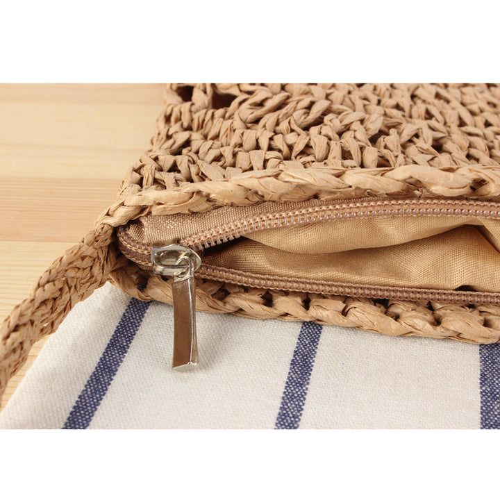 Handmade shoulder bag with elegant pattern mix Kalsten