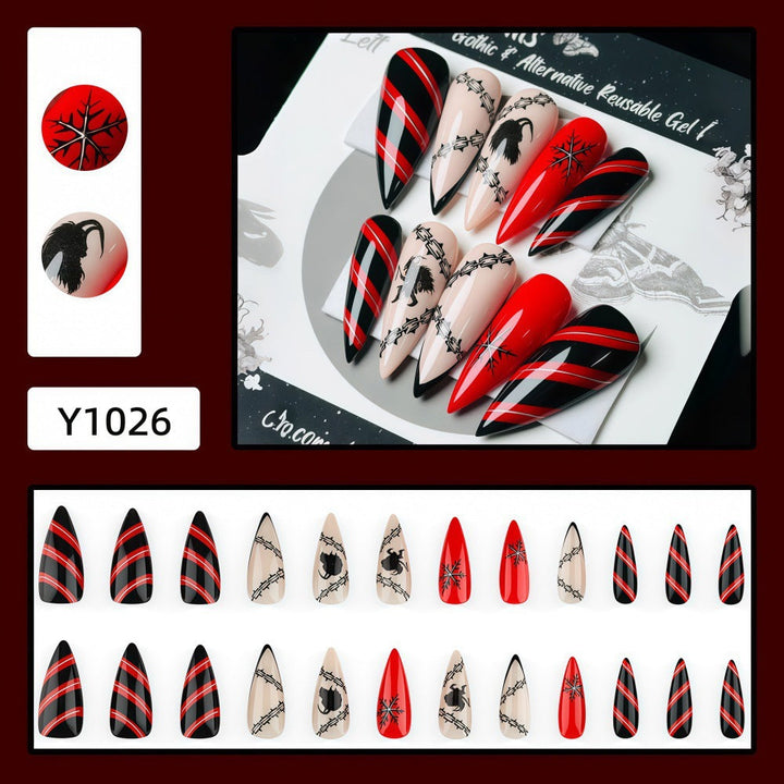 Artificial Nails in Modern Tribal Design Kalsten