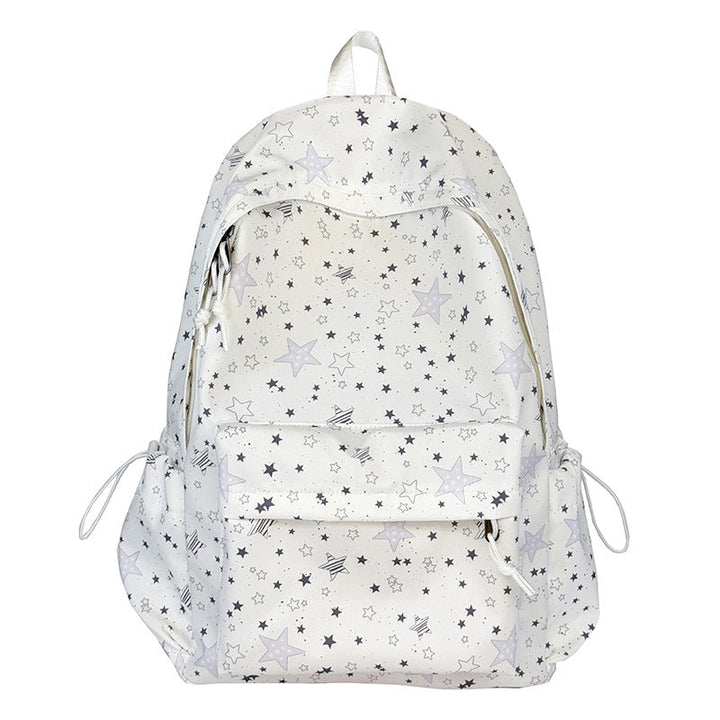 Backpack with Thoughtful Compartments and Trendy Star Motif Kalsten
