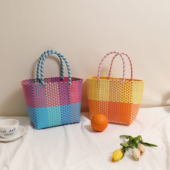 Braided shopping and beach bag Kalsten