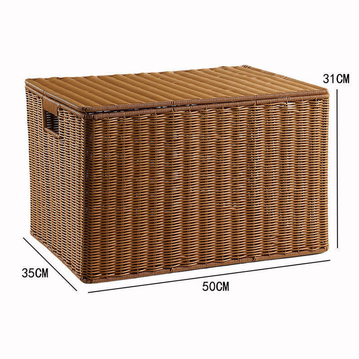 Woven Rectangular Storage Cube with Handles Kalsten