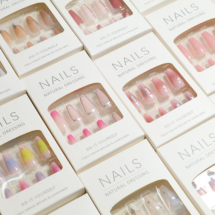 DIY Natural Dressing Press-On Nails Kalsten