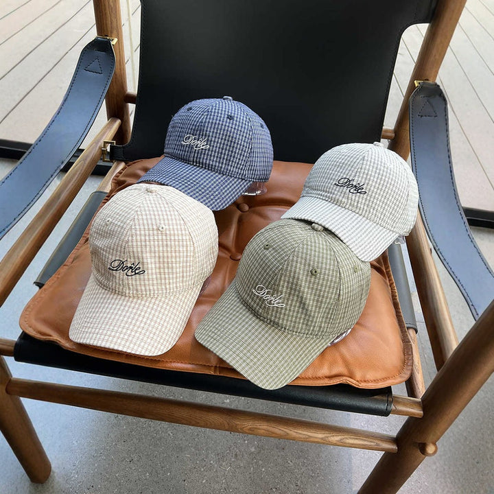 Men's Casual Checkered Baseball Cap Kalsten