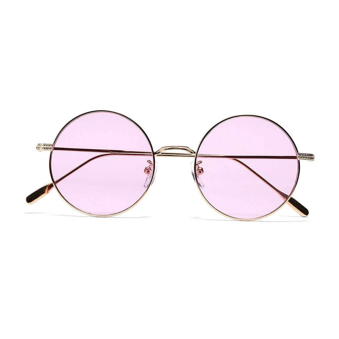 Women round fashionable sunglasses with glamorous frame Kalsten