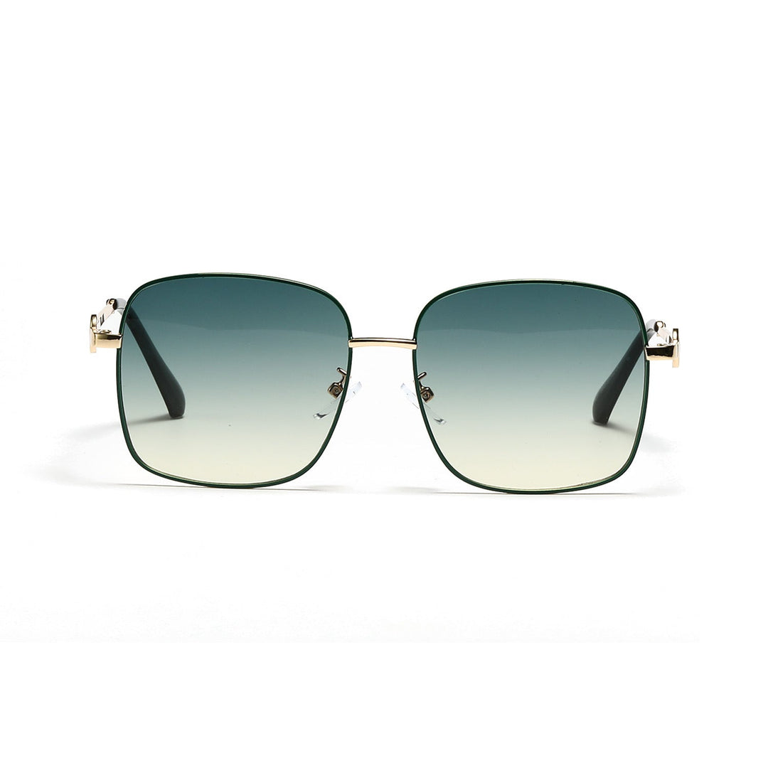 Ladies elegant square sunglasses with high-quality metal frame Kalsten